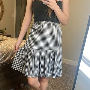 Gingham skirt